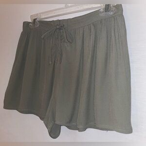 Forever 21 High Waist Green Shorts